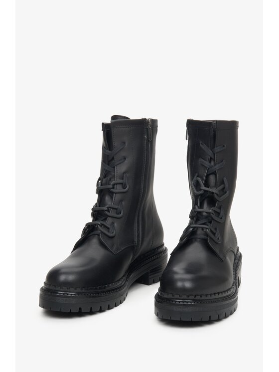 Estro Estro Polokozačky ER00114040 Černá