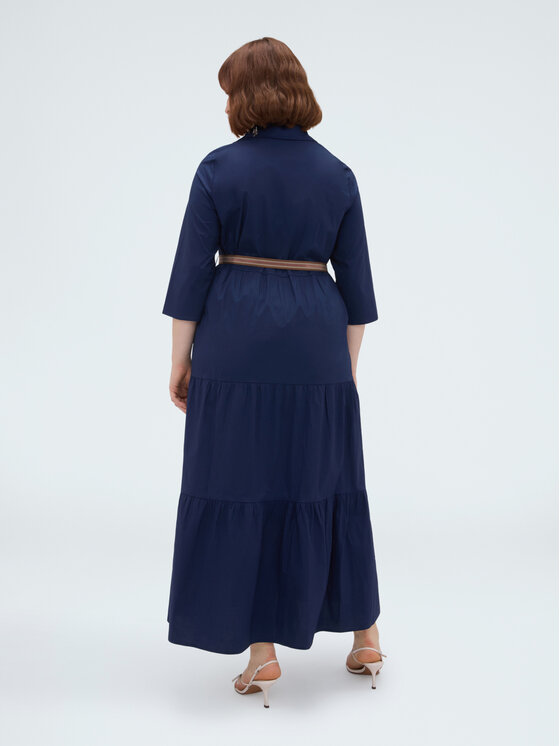 Fiorella Rubino Fiorella Rubino Abito da sera 7048T001779N034 Blu A-Line Fit