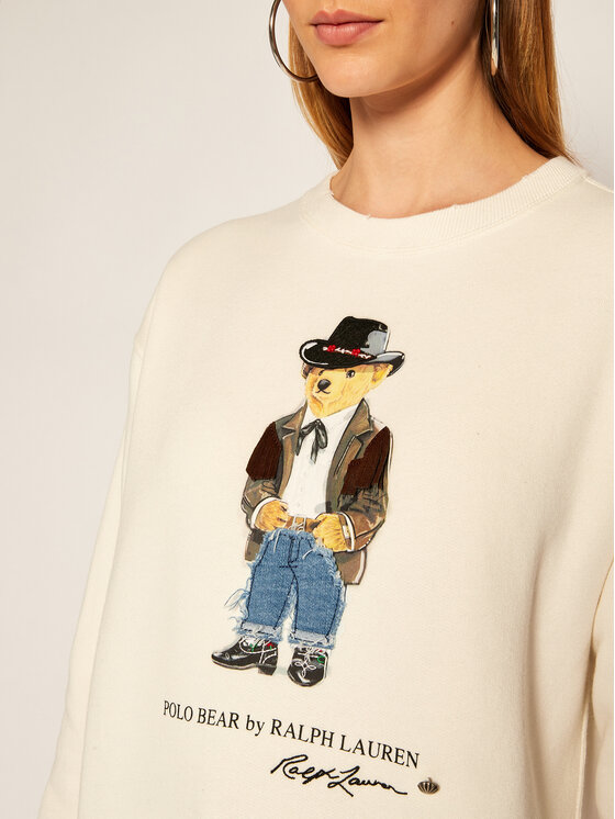 Polo Ralph Lauren Polo Ralph Lauren Суитшърт 211800245001 Бял Regular Fit