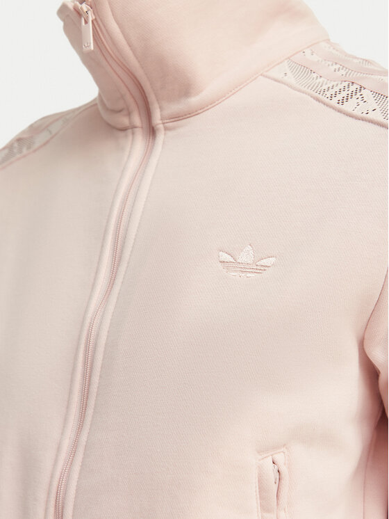 adidas adidas Mikina Firebird Lace KC6450 Růžová Slim Fit