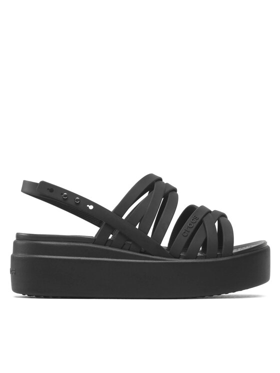 Sandały Crocs, Rozmiar 41.5, Czarne, Brooklyn Strappy Lowwdgw 206751