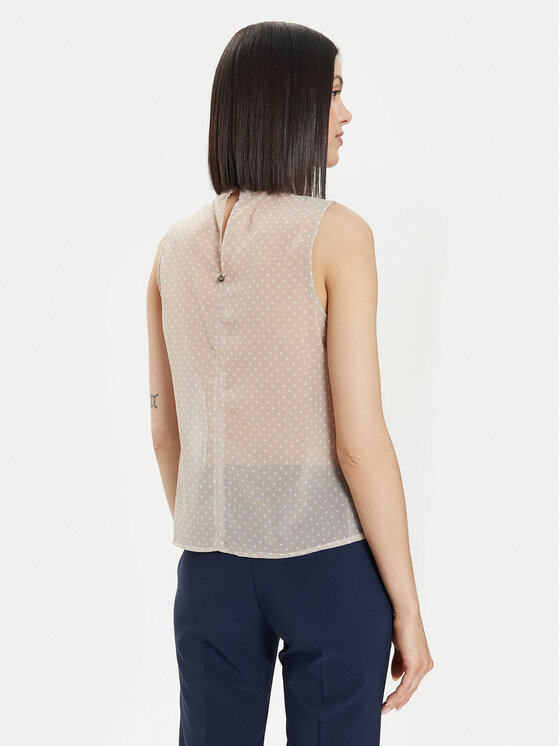 Rinascimento Rinascimento Blúzka CFC0118527003 Béžová Regular Fit