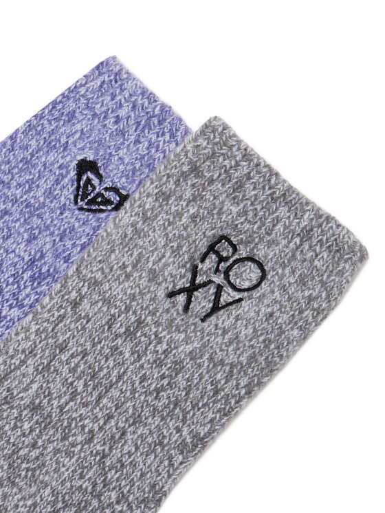 Roxy Roxy Skarpety długie CEO_AS_ROXY_06_W_AW25 (2 PACK) mix Szary