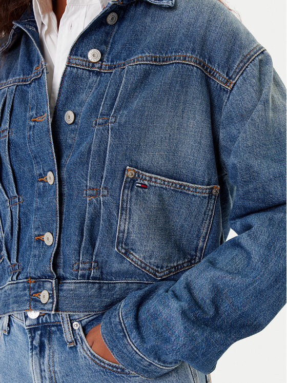 Tommy Jeans Tommy Jeans Farmer kabát DW0DW21061 Sötétkék Regular Fit