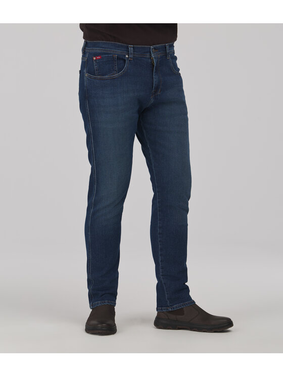 Lee Cooper Lee Cooper Jeansy LC7504 Niebieski Tapered Leg