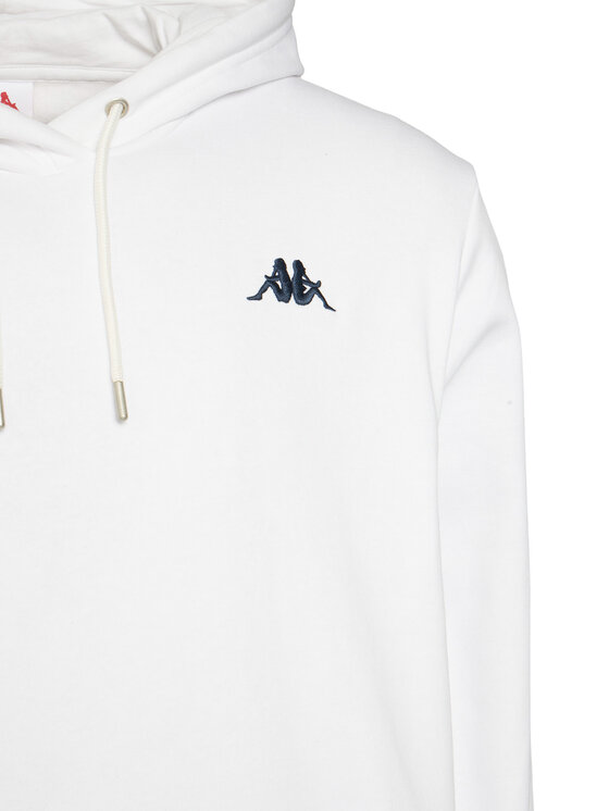 Kappa Kappa Суитшърт 707390 Бял Regular Fit