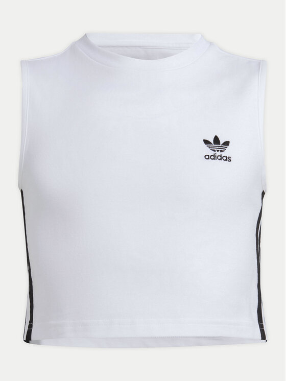 adidas adidas Топ Trefoil JE0514 Білий Regular Fit