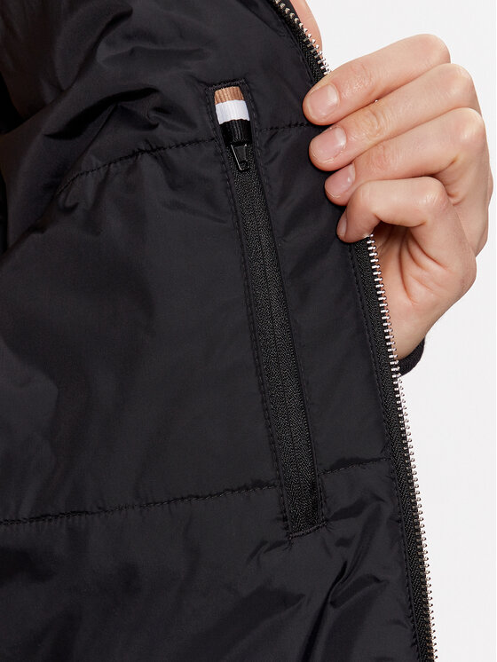 BOSS Boss Pūkinė striukė Dybes 50499800 Juoda Regular Fit