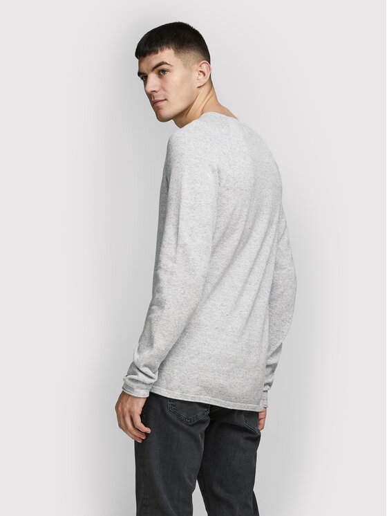 Jack&Jones Jack&Jones Džemper Hill 12157321 Siva Regular Fit