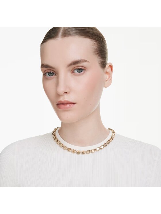 Swarovski Swarovski Naszyjnik Tennis Millenia 5718674 Żółty
