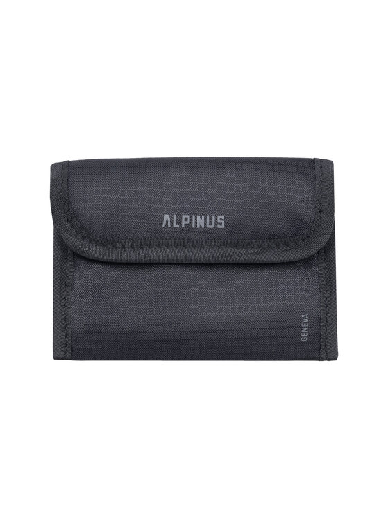 Alpinus Alpinus Mały Portfel Męski Geneva Czarny