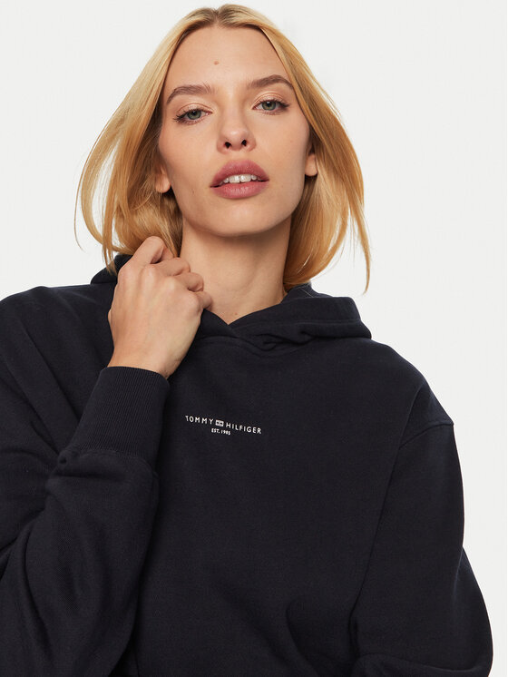 Tommy Hilfiger Tommy Hilfiger Bluză WW0WW42896 Bleumarin Regular Fit