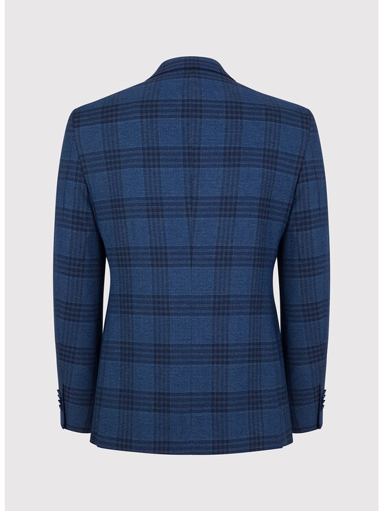 Pako Lorente Pako Lorente Marynarka P23SF-3X-004 Granatowy Slim Fit