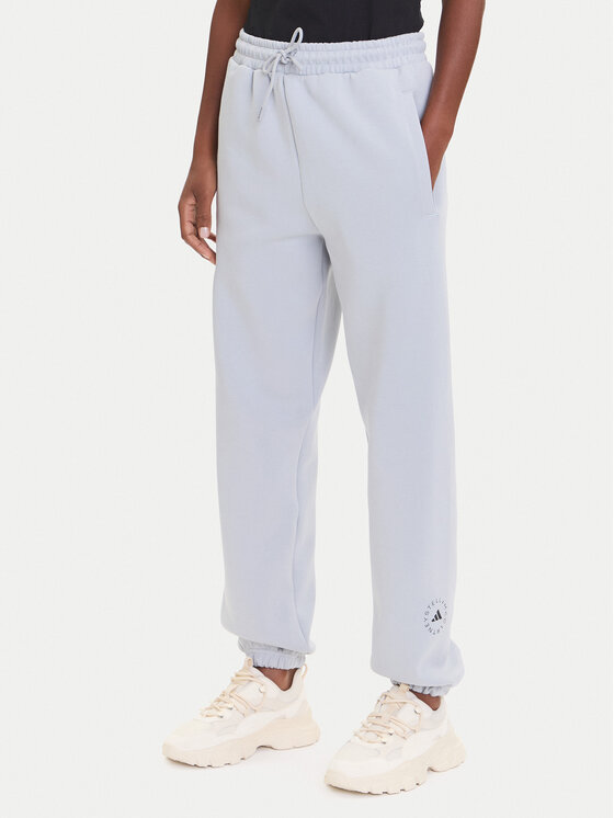 adidas by Stella McCartney Spodnie dresowe JX6777 Szary Loose Fit