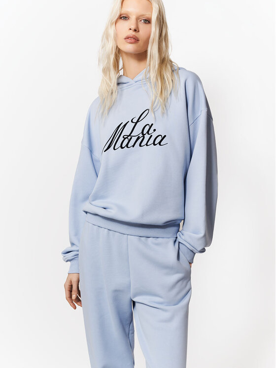 La Mania La Mania Bluza SYDNEY Błękitny Basic Fit