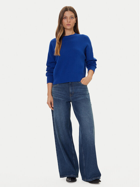 Vero Moda Vero Moda Džemperis Gold Art 10332206 Zils Regular Fit