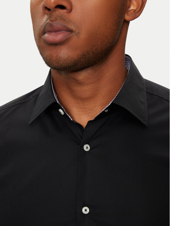 BOSS Boss Риза H-Hank 50519859 Черен Slim Fit