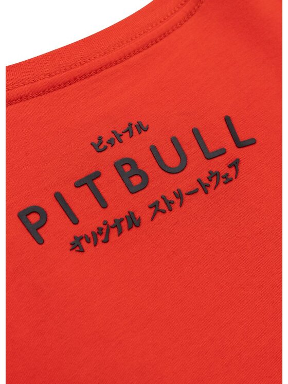 PITBULL PITBULL T-Shirt Koszulka Czerwony Regular Fit