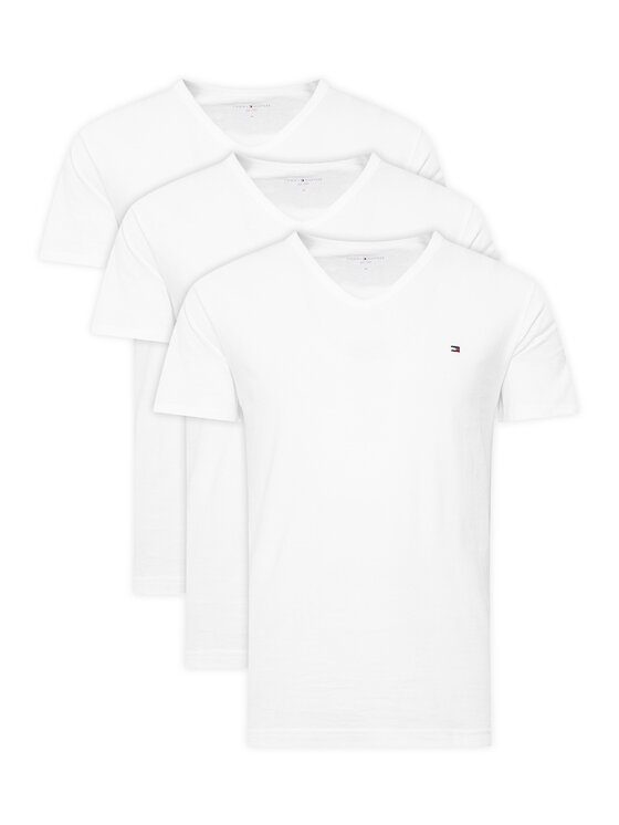 Tommy Hilfiger Tommy Hilfiger Комплект футболок UM0UM03637 Білий Regular Fit