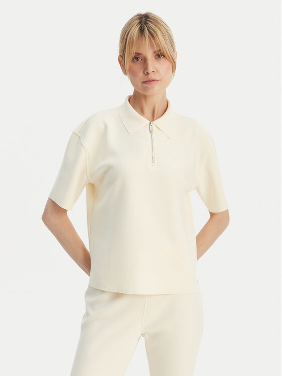 Calvin Klein Calvin Klein Polo LV044E241G Bēšs Relaxed Fit