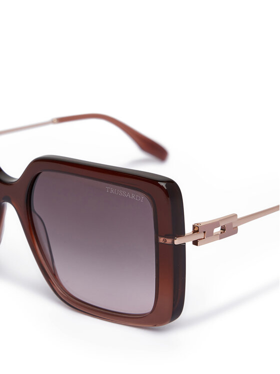 Trussardi Trussardi Sončna očala TSW9057 Rjava