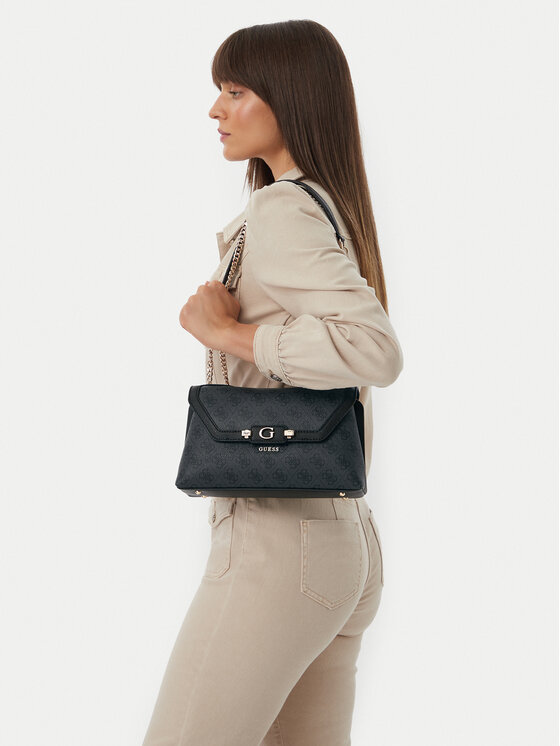 Guess Geantă Lindsey HWSG97 49210 Negru