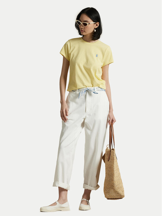 Polo Ralph Lauren Polo Ralph Lauren T-särk 211898698033 Kollane Straight Fit