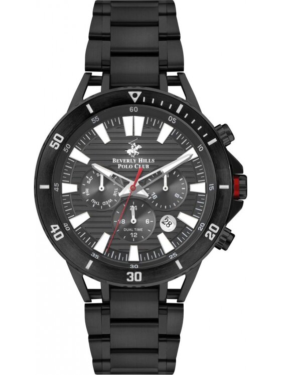Zegarek Beverly Hills Polo Club, Czarny, BP3401X.650