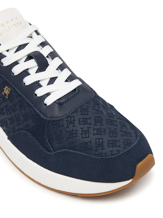 Tommy Hilfiger Tommy Hilfiger Αθλητικά Th Runner Suede Monogram FW0FW09620 Σκούρο μπλε