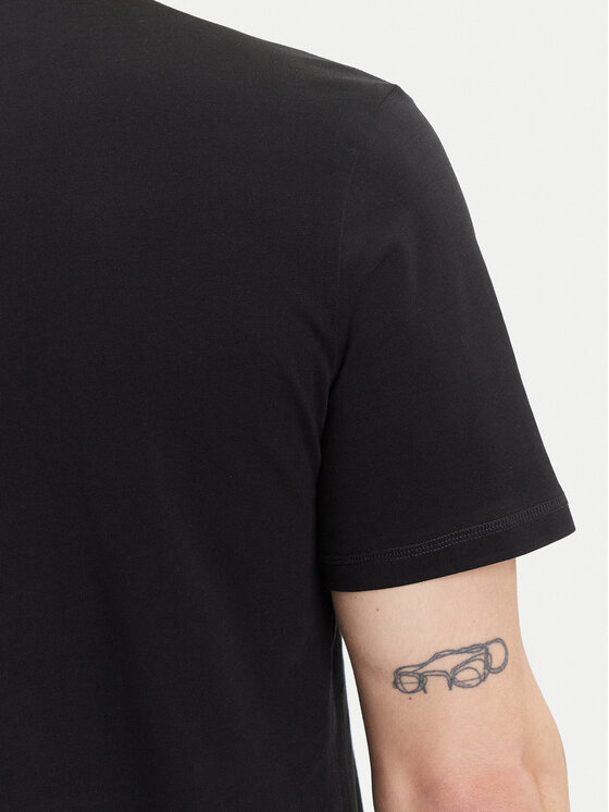 Guess Guess Tričko M5YI13 I3Z14 Čierna Regular Fit