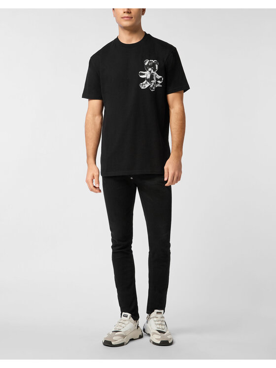 PHILIPP PLEIN PHILIPP PLEIN T-Shirt 27171 Czarny Regular Fit