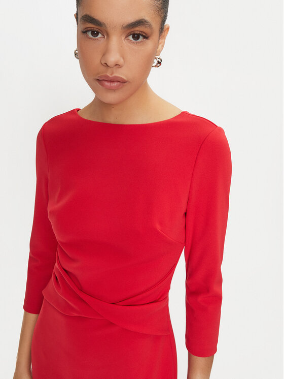 Calvin Klein Calvin Klein Cocktail obleka K20K207470 Rdeča Slim Fit