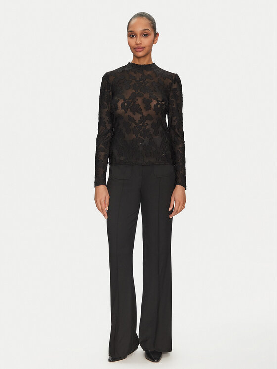 Morgan Morgan Bluza 251-TEVORA Črna Slim Fit