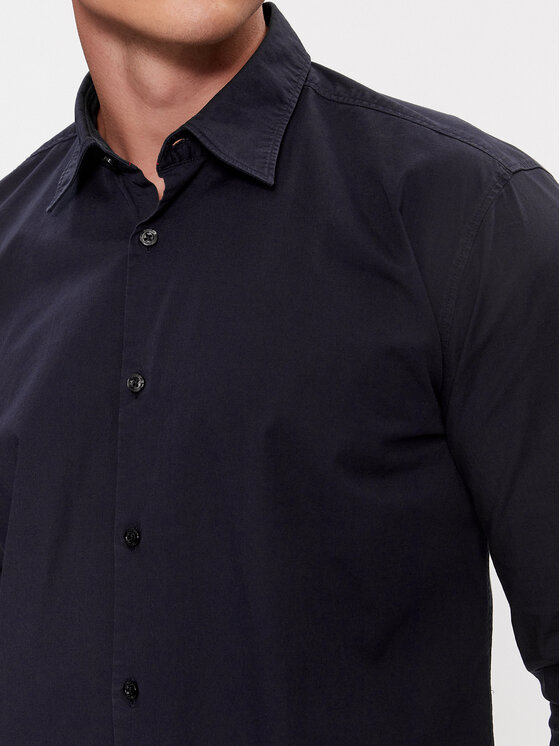 HUGO Hugo Koszula Ermo 50500216 Granatowy Slim Fit