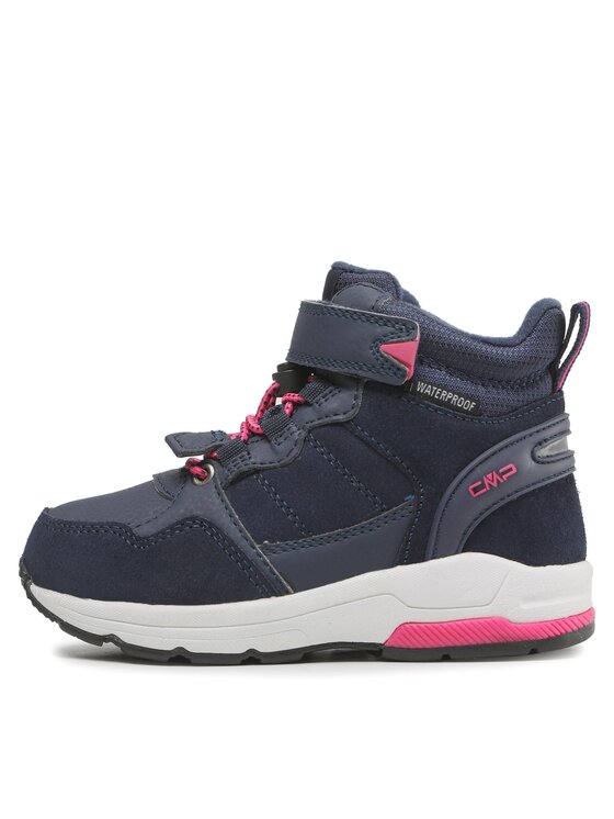 CMP CMP Sneakersy Kids Hadil Leather Wp Urban Shoes 3Q84524 Granatowy
