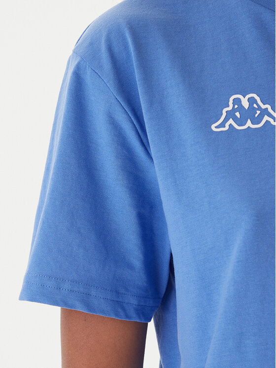 Kappa Kappa T-Shirt Frega 351M1KW Τυρκουάζ Regular Fit