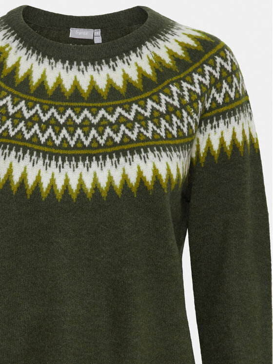 Fransa Fransa Pullover 20612945 Grün Regular Fit