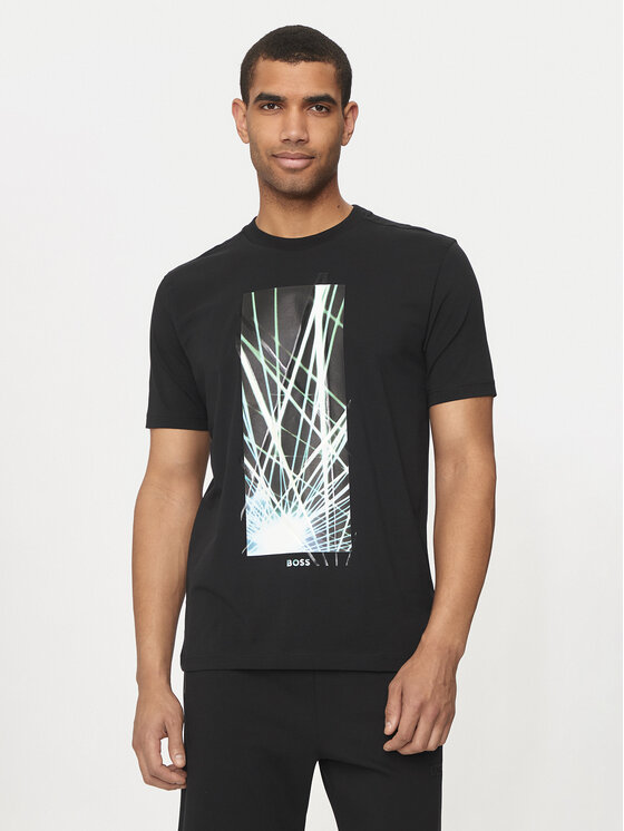 Férfi Póló BOSS, Méret: XXL, Fekete, Tee 6 50514647