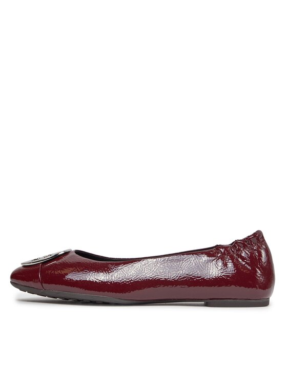 Tory Burch Tory Burch Balerīnas Claire Cap-Toe Ballet 156159 Bordo