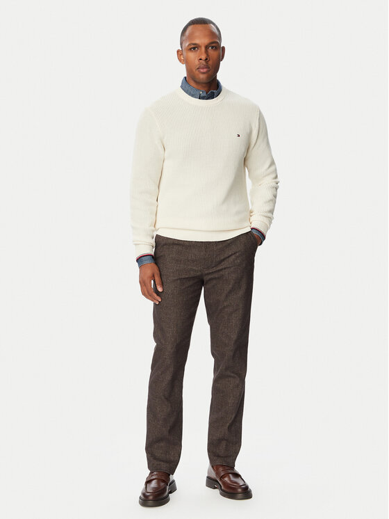 Tommy Hilfiger Tommy Hilfiger Chino Denton MW0MW44823 Tamno smeđa Slim Fit