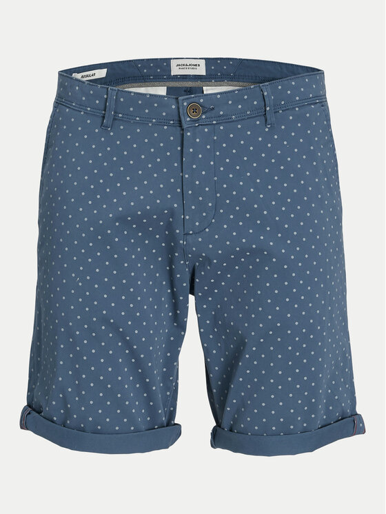 Jack&Jones Jack&Jones Kratke hlače iz tkanine Bowie 12230336 Modra Regular Fit
