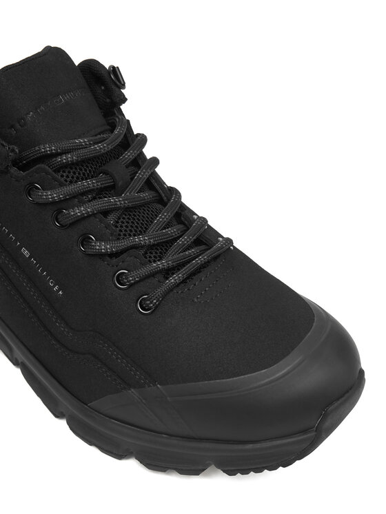 Tommy Hilfiger Tommy Hilfiger Сникърси Outdoor Runner Low Wpm FM0FM05655 Черен