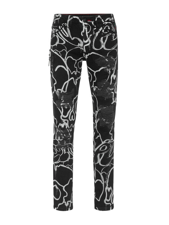 PHILIPP PLEIN PHILIPP PLEIN Jeans 15951 Nero Straight Leg