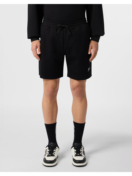 Plein Sport Plein Sport Szorty sportowe 31025 Czarny Jogger Fit