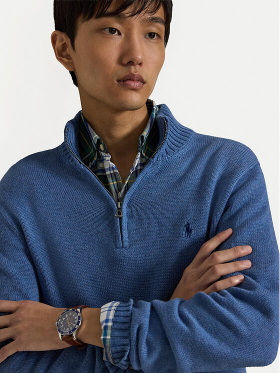 Polo Ralph Lauren Polo Ralph Lauren Пуловер 710859939522 Син Regular Fit