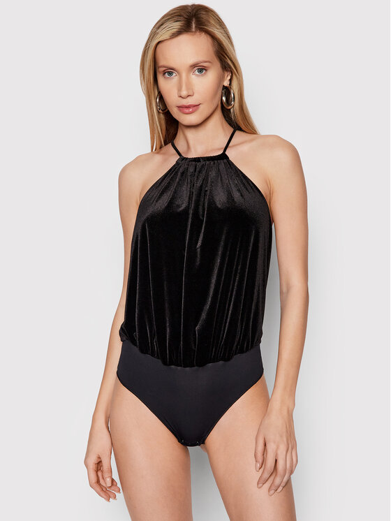 Undress Code Undress Code Боді Shoot For The Sky 269 Чорний Relaxed Fit