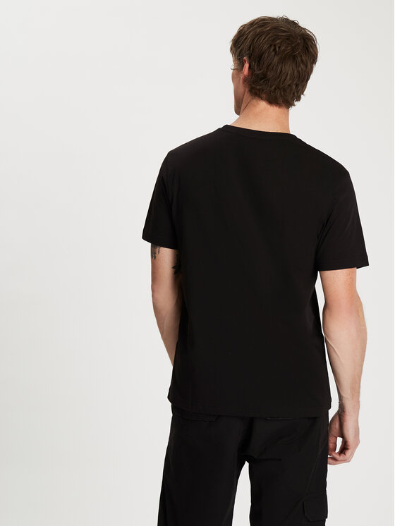 Cross Jeans Cross Jeans T-Shirt 16080-020 Czarny Regular Fit