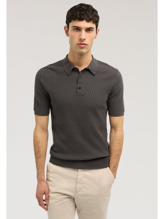 Trussardi Trussardi Sweter M0558000060N013 Szary Regular Fit