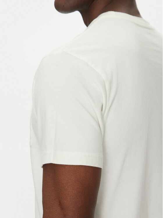 Quiksilver Quiksilver T-Shirt EQYZT08035 Biały Regular Fit