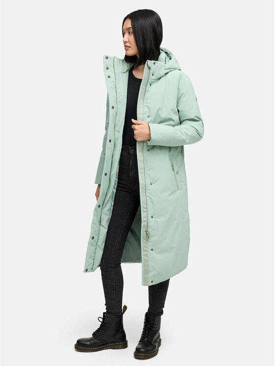 Navahoo Navahoo Kurtka zimowa Waldbummler Zielony Regular Fit